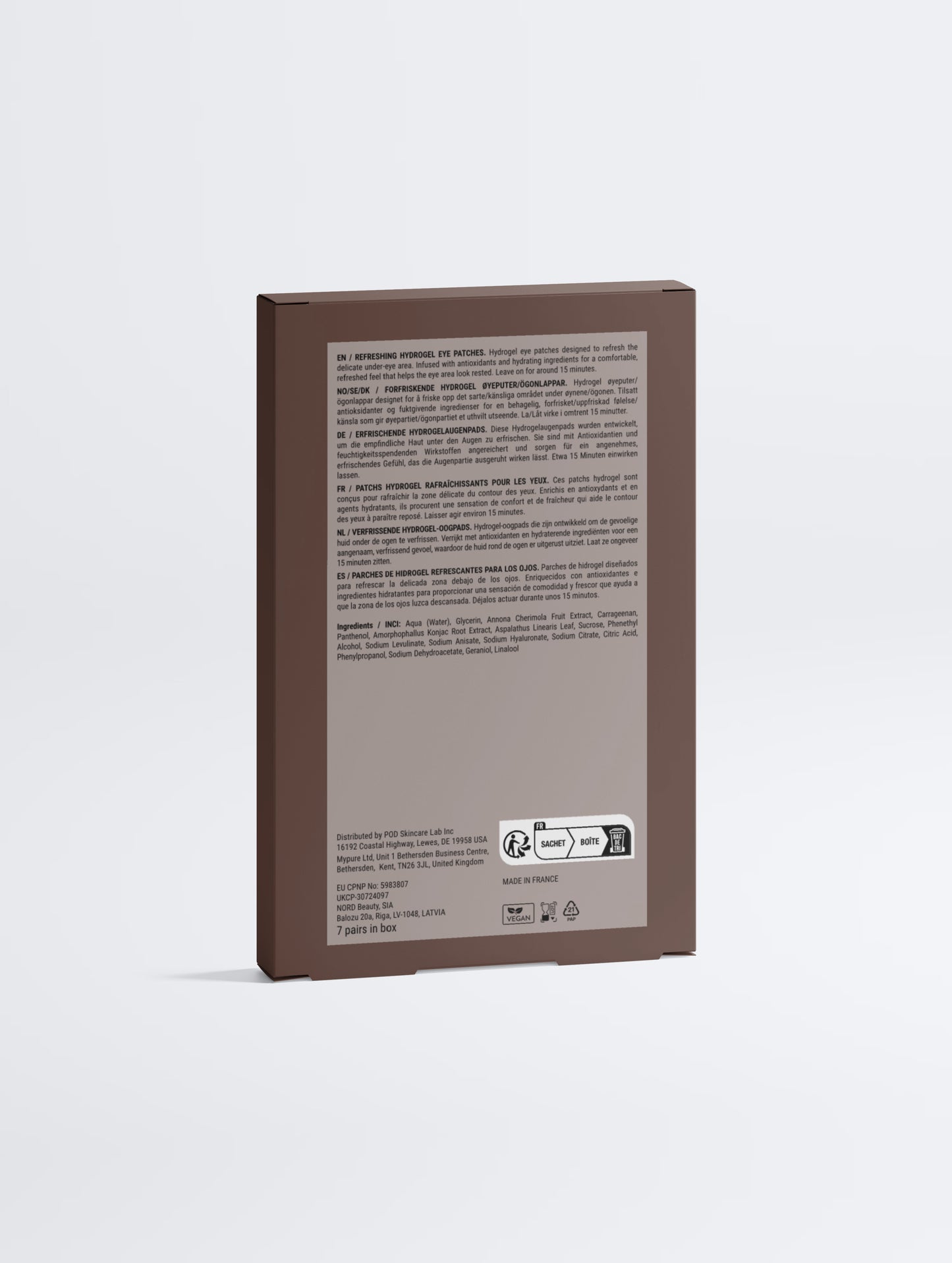 "All R-Eyes" Anti-Fatigue Hydrogel Eye Patches