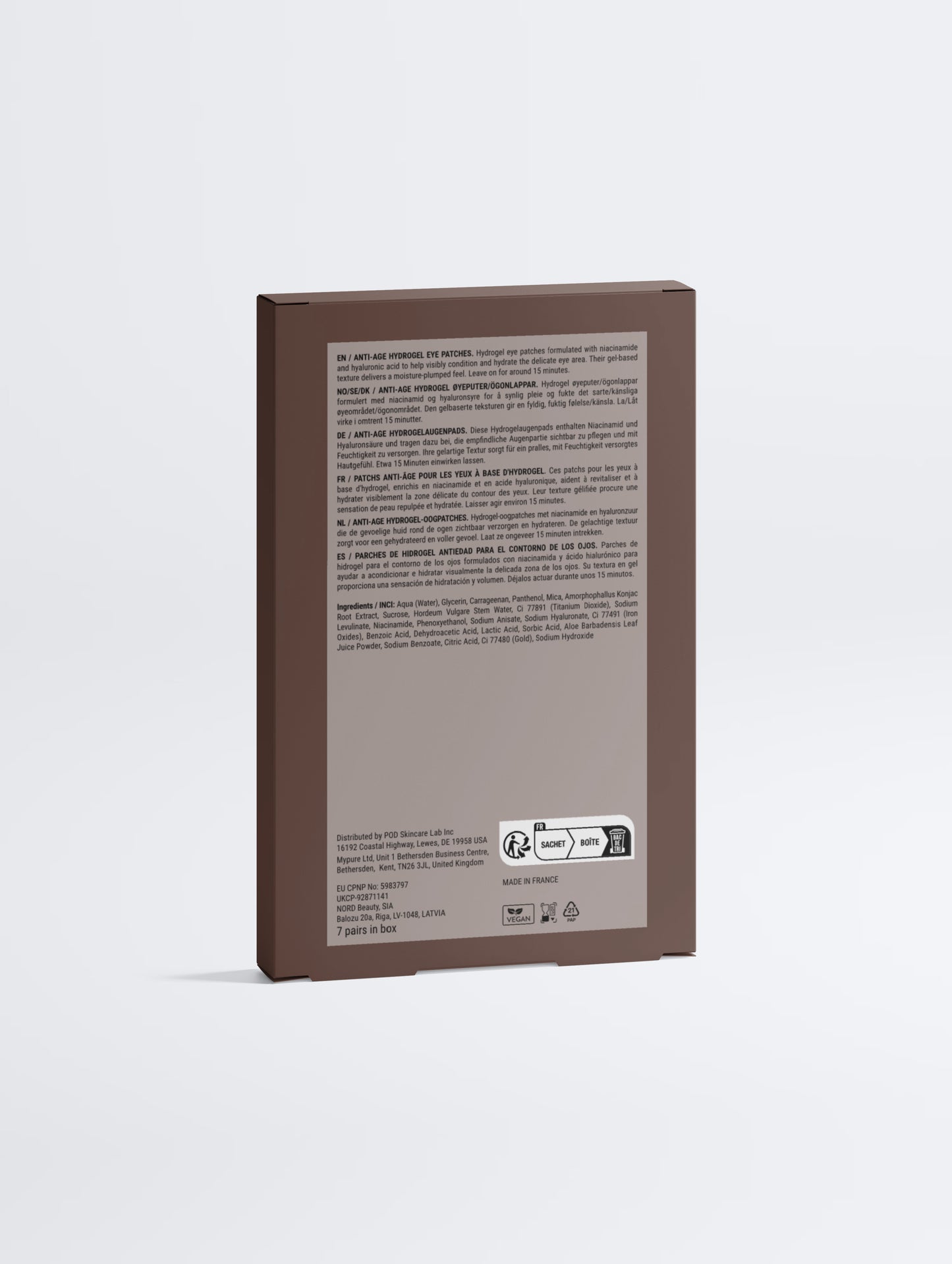 "Opening Statements" Hydrogel Eye Mask